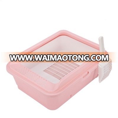 Wholesale Plastic cat toilet indoor cat litter box with drawer