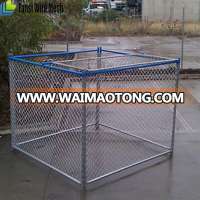 2.3x2.3x1.8 meters large galvanized chain link fence dog kennel ( pet products )