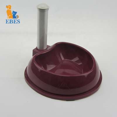 EBES bulk plastic collapsible heart shaped pet accessories bowl dog food bowls with handles