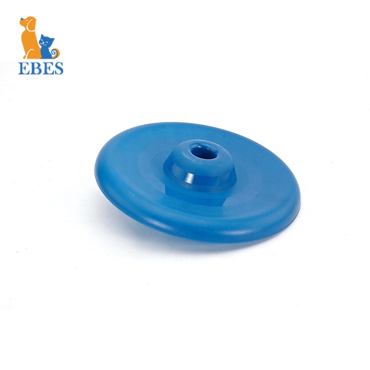 EBES wholesale custom logo recycled plastic pp dog flying disc pet sport toy with hole